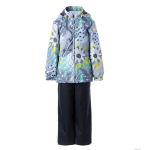 Huppa T&uuml;drukute kevad-s&uuml;gis komplekt YONNE, light gray pattern/ dark gray