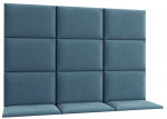 Pehmete seinapaneelide komplekt NORE Quadratta Monolith 76, sinine