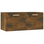 vidaXL seinakapp, suitsutatud tamm, 80 x 35 x 36,5 cm, tehispuit