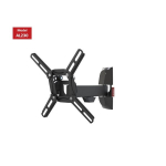 Teleri seinakinnitus Barkan AL230, 13"-43", 25 kg, 200x200 mm