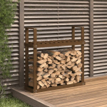 vidaXL k&uuml;ttepuude rest, meepruun, 110x35x108,5 cm, m&auml;nnipuit