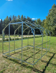 Kasvuhoone Klasika Bernard 2,35x5m (11,75m2) karkass ilma katteta, 6 mm kate
