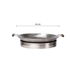 Woki pann adapteriga GrillSymbol 545 inox, &oslash; 54 cm