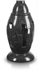 Keraamiline k&uuml;&uuml;nlaalus kalmistule, must v&auml;rv, k&otilde;rgus 29 cm (ilma vahet&uuml;kita)