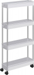 K&ouml;&ouml;gi- ja vannitoak&auml;ru Songmics, 40 x 13,5 x 86 cm, valge