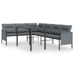 vidaXL 2-osaline aia s&ouml;&ouml;gim&ouml;&ouml;bli komplekt, antratsiithall, teras
