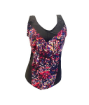 Naiste ujumistrikoo Ewa 50, must, 2XL