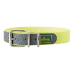 Collier - K&Uuml;TT - Mugavus - Kollane fluorestsents - 33-41 cm - Veekindel ja vastupidav