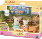 Sylvanian Families m&auml;ngukomplekt Sunny Picnic Set Fennec Fox Sister & Baby