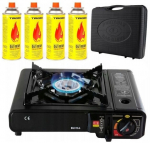 Matkagaasipliit 4 gaasiballooniga