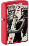 Tulemasin Zippo 48624 Skull King Queen Beauty