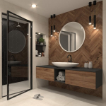 Peegel Grace, 80 cm, valge