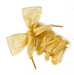 Organza laiad kingapaelad 20 mm 80 cm, kuldne
