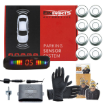 Parkimiss&uuml;steem 8 anduriga 22mm koos LED-ekraaniga EinParts, h&otilde;bedane