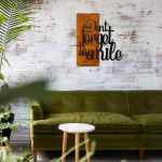 Seinakaunistus Don't Forget To Smile, 1 tk