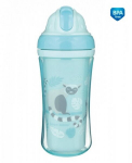 Spordipudel silikoonist k&otilde;rrega Canpol Babies Lemur 260ml, 74/051