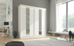 Riidekapp Adrk Furniture Balton 200 cm, valge