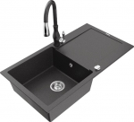 Graniidist k&ouml;&ouml;givalamu Mexen Leo koos segisti ja sifooniga, Must graniit