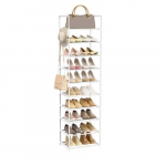 10-tasandiline jalatsiriiul, valge, Baltas