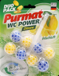 WC-poti v&auml;rskendaja Purmat, sidrun, 4 tk 2x50 g