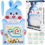 Montessori laste magnettahvel "Magpad", Rabbit Blue