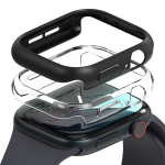 Nutikell RINGKE SLIM 2-PACK APPLE WATCH 10 (46 MM) L&Auml;BIPAISTEV & MATT MUST