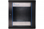 Extralink serverikapp Wall cabinet Rack 12U 600x450 glass door must