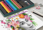 Kunstniku v&auml;rvipliiatsid Faber-Castell Polychromos & Pitt Graphite Matt 23-osa