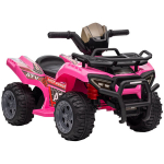 Laste elektri-quad 6V, edasiveoga, muusikaga, laste elektri-ATV 1,5-3 aastastele, roosa