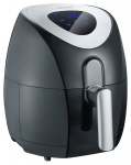 Friteuse - SEVERIN - FR2430 - 3,2L - 1500W - Harjatud roostevaba teras Must