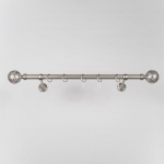 &Uuml;hekordne karniis MODENA &Oslash;19 mm, h&otilde;bedane/matt, 200 cm