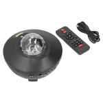 LED Star projektor USB-toitega &ouml;&ouml;valgusti Bluetooth-&uuml;hendusega muusikapleier lastele