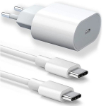 25 W USB-C kiirlaadija + 20 W 1 M USB-C ja USB-C