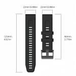 Nutikell Silikoonist Rihm Garmin Fenix Nutikellale Sobib 5/6/7., Burgundija