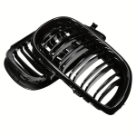 Auto Esiosa Neerude Grill L&auml;ikiv Must Topeltliist BMW 3 Seeria E46 4 Uks 2002-2005.