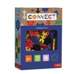 Ehitusklotside komplekt Connect, Basic Boy, 70 osa, 4+, v&auml;rviline