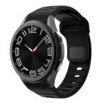 Galaxy Watch 6 Classic 47mm 43mm Silikoonist Rihm., Juoda