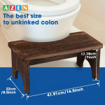 Ergonoomiline Puust WC-jalus T&auml;iskasvanutele - 17.78cm K&otilde;rgus, K&auml;sipagas Potitamise Abi.
