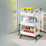 Mitmetasandiline Riiulikorv K&ouml;&ouml;ki, Magamistuppa, Vannituppa - L&otilde;hnatu, Ilma Energiata, Liikuv.
