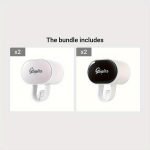 Kergesti Paigaldatav Hambapastajaotur - Mittetoksiline, Ohutu ja Lihtne Puhastada. , Pilka*2 + Juoda*2