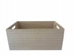 Multifunktsionaalne puidust karpide korraldaja v&auml;ikestele esemetele 30 x19x13cm M