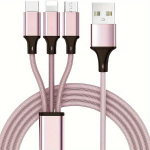 42 0.8mm T&auml;isvalegene Mitmeotstarbeline USB Laadimiskaabel, Rose Golden