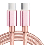 60W Type-C Kiirkaabel USB-C MacBooki jaoks, Rožinis