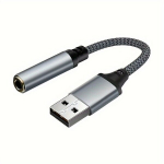 EBakin USB 3.5mm Audio Adapter, MiniUSB &Uuml;hendus, Mees-Naine, &Uuml;hildub Lauaarvuti, S&uuml;learvuti ja Surfaceiga
