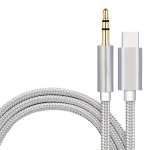 USB-C Kuni 3.5mm K&otilde;rvaklappide Adapter, U-Kilp DAC Digitaalne Muundur, Sobib Huawei/iPhone/Samsung/Xiaomi., Skaitmeninis modelis-sidabrinis pynimas