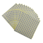 &Uuml;ks pakk riietusesuuruse kleebiseid, 15 lehte &uuml;mmargusi riietusekleebiseid, 14 suurust (XS/S/M/L/XL/XXL/XXXL) 1980 t&uuml;kki &uuml;he paki kohta (1.52 cm)., S