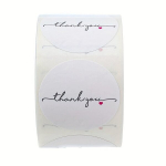 500tk Valge Paber Kleebis Ait&auml;h Kleebis 2.54 cm Pulma&uuml;mbriku Tihend K&auml;sit&ouml;&ouml;jaam Kleebis