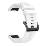 22mm Silikoonrihm Garmin Fenix 5 6 7 Kiirkinnitusega Kellarihm Tarvikud, Baltas