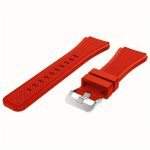 Stiilne Meeste 22mm Silikoon Rihm Huami Amazfit ja Samsung jaoks., Raudona