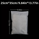 50tk Vastupidavad PE Riidest Kott - Veekindel, Kortsuvaba S&auml;ilituskott Isesulguva Kinnituse ja L&auml;bipaistmatu Viimistlusega, 25 cm * 35 cm / 9,84 colio * 13,77 colio